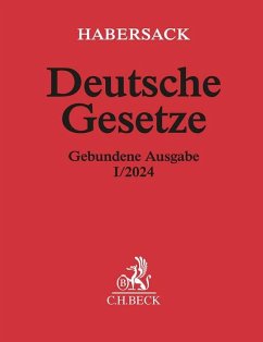 Deutsche Gesetze Gebundene Ausgabe I/2024 von Beck Juristischer Verlag