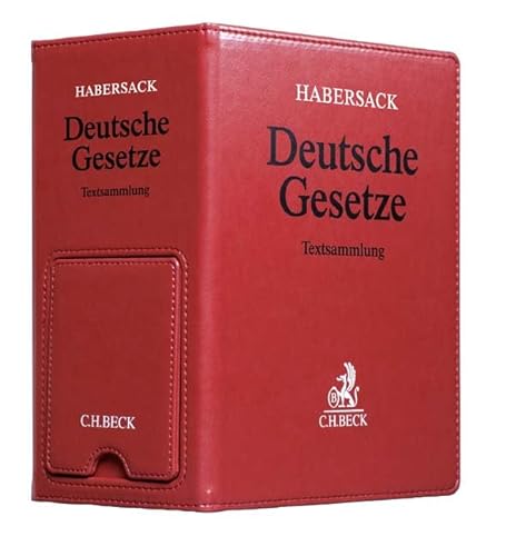 Deutsche Gesetze - Premium-Ordner 100 mm in Lederoptik mit integrierter Buchstütze von C.H.Beck