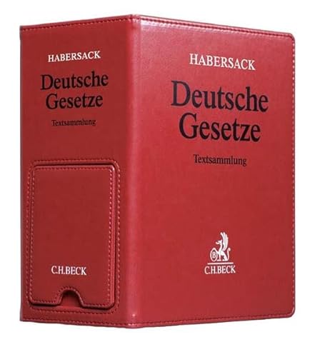 Deutsche Gesetze - Premium-Ordner 100 mm in Lederoptik mit integrierter Buchstütze von C.H.Beck