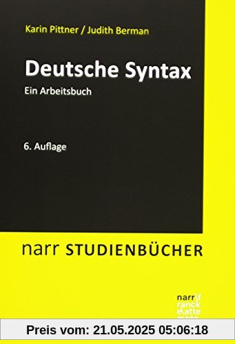 Deutsche Syntax: Ein Arbeitsbuch (Narr Studienbücher)