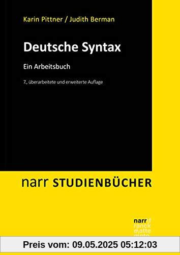 Deutsche Syntax: Ein Arbeitsbuch (Narr Studienbücher)