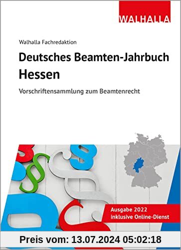Deutsches Beamten-Jahrbuch Hessen 2022: Vorschriftensammlung zum Beamtenrecht