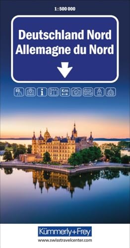 Kümmerly+Frey Strassenkarte Deutschland Nord 1:500.000: Inkl. Transitplan, Ortsverzeichnis und Reiseinformationen