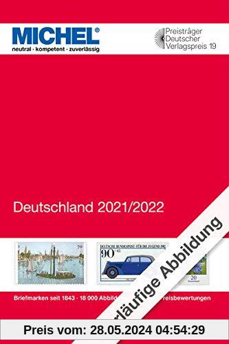 Deutschland 2021/2022 mit Wasserzeichentafel