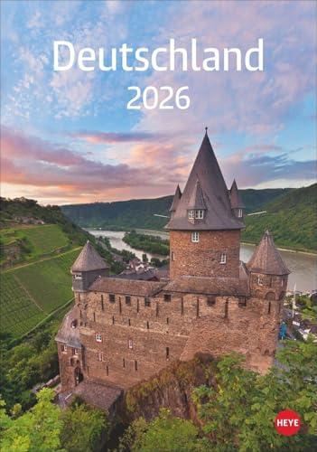 Deutschland Kalender 2026: Die schönsten Aussichten Deutschlands in einem Kalender mit viel Platz für Eintragungen. Hochwertiger Fotokalender mit Monatskalendarium. von Heye