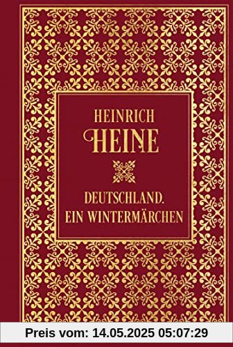 Deutschland. Ein Wintermärchen: Leinen mit Goldprägung