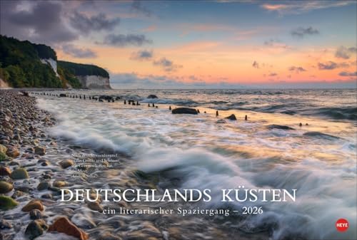 Deutschlands Küsten - Ein literarischer Spaziergang Kalender 2026 - Ein literarischer Spaziergang: Atemberaubende Strand-Fotos und Zitate deutscher ... Wandkalender. Dekorativer Fotokalender. Deutschlands Küsten - Ein literarischer Spaziergang Kalender 2026 - Ein literarischer Spaziergang: Atemberaubende Strand-Fotos und Zitate deutscher ... Wandkalender. Dekorativer Fotokalender. von Heye