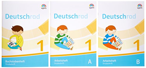 Deutschrad 1: Arbeitsheft und Buchstabenheft Druckschrift (Paket) Klasse 1 (Deutschrad. Ausgabe ab 2018)