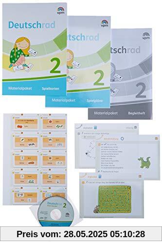 Deutschrad 2: Materialpaket mit CD-ROM Klasse 2 (Deutschrad. Ausgabe ab 2018)