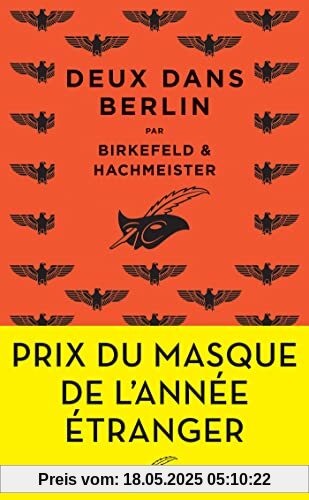 Deux dans Berlin: Prix du Masque de l'année étranger Deux dans Berlin: Prix du Masque de l'année étranger