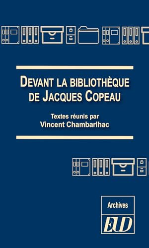 Devant la bibliothèque de Jacques Copeau von PU DIJON