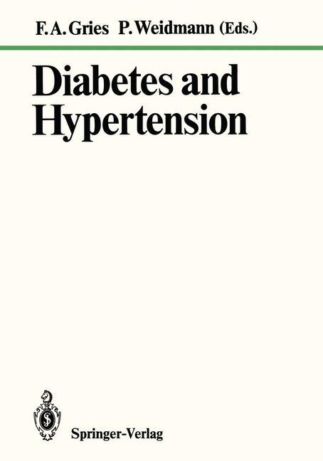 Diabetes and Hypertension von Springer Berlin Heidelberg