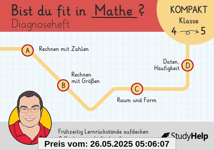 Diagnoseheft - Bist du fit in Mathe? Lernrückstände frühzeitig erkennen und Kinder gezielt fördern!