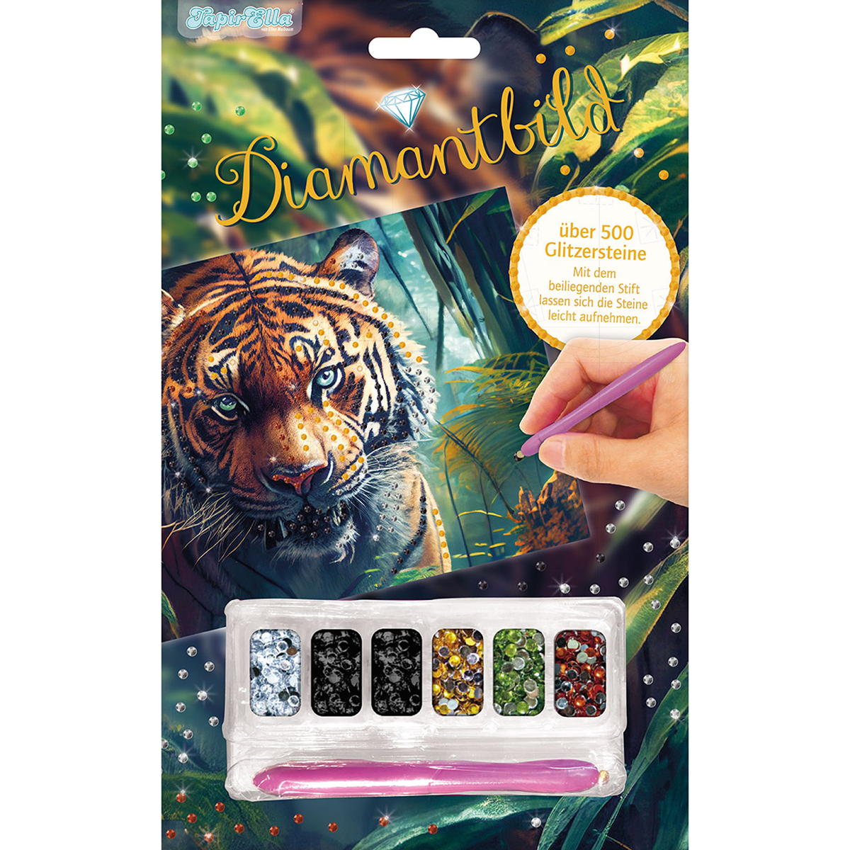Diamantbild Tiger Diamantbild Tiger von Verlag Hintermann