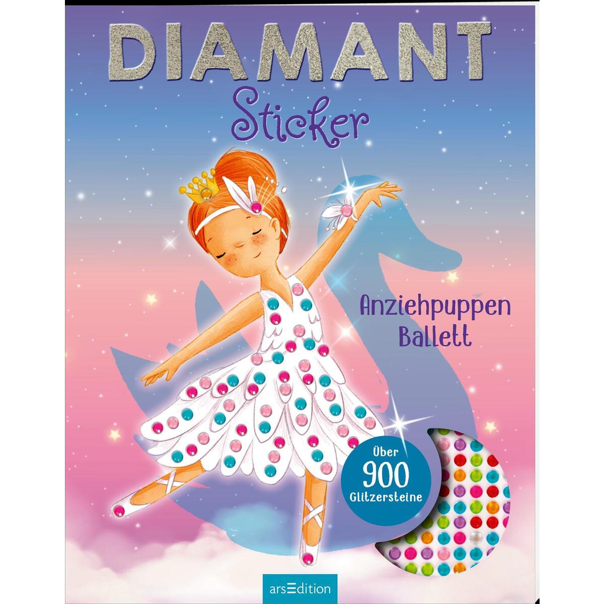 Diamantsticker Anziehpuppen - Ballett von Ars Edition GmbH
