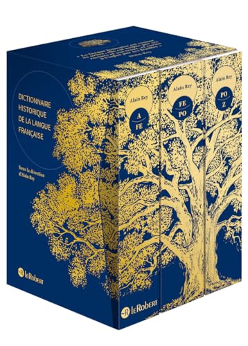 Dictionnaire Historique de la langue française - coffret 3 volumes - bleu: Coffret en 3 volume, bleu Dictionnaire Historique de la langue française - coffret 3 volumes - bleu: Coffret en 3 volume, bleu