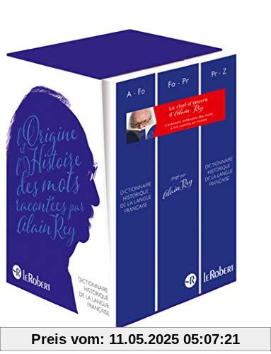 Dictionnaire Historique de la langue française - coffret 3 volumes - nouvelle édition augmentée (HISTORIQUE 3 VOLUMES COMPACT)