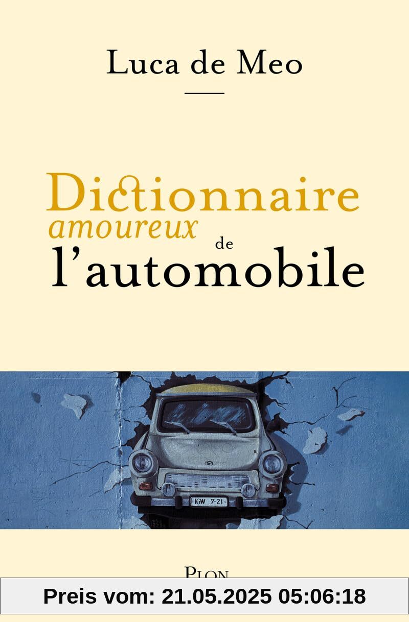 Dictionnaire amoureux de l'automobile
