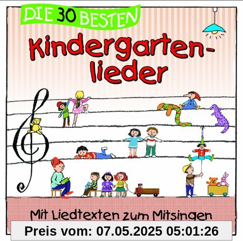 Die 30 besten Kindergartenlieder - Mit Liedtexten zum Mitsingen Die 30 besten Kindergartenlieder - Mit Liedtexten zum Mitsingen