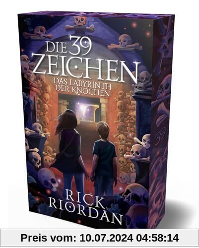 Die 39 Zeichen Band 1: Das Labyrinth der Knochen: Ein spannendes Abenteuer des Bestseller - Autors Rick Riordan - farbiger Buchschnitt in limitierter Auflage (1)