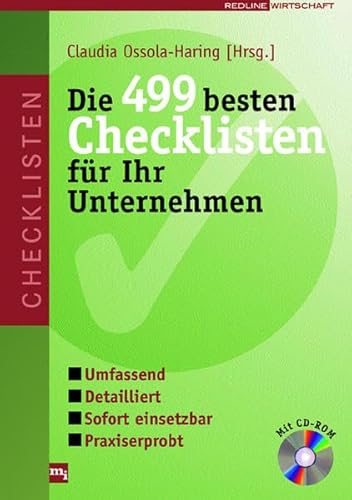 Die 499 besten Checklisten für Ihr Unternehmen: Kurz und knapp /schnell einsetzbar /praxiserprobt (Checklisten und Handbücher) von Mi-Wirtschaftsbuch