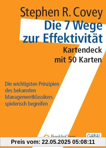 Die 7 Wege zur Effektivität: Kartendeck mit 50 Karten