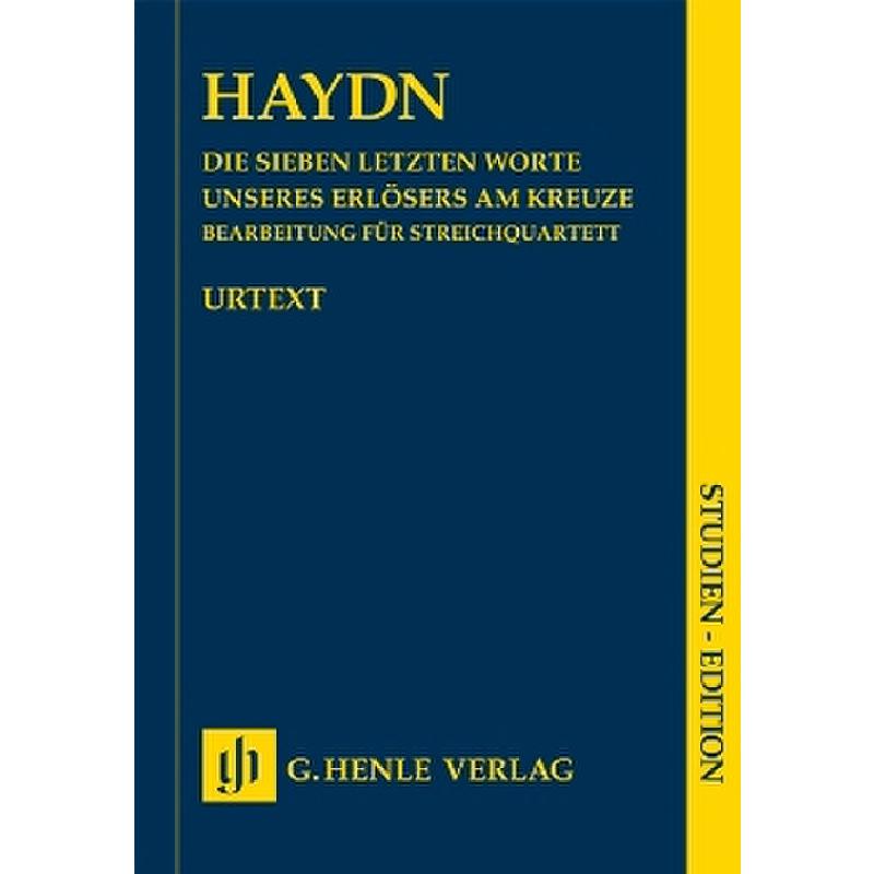 Die 7 letzten Worte unseres Erlösers am Kreuze Hob 20/18