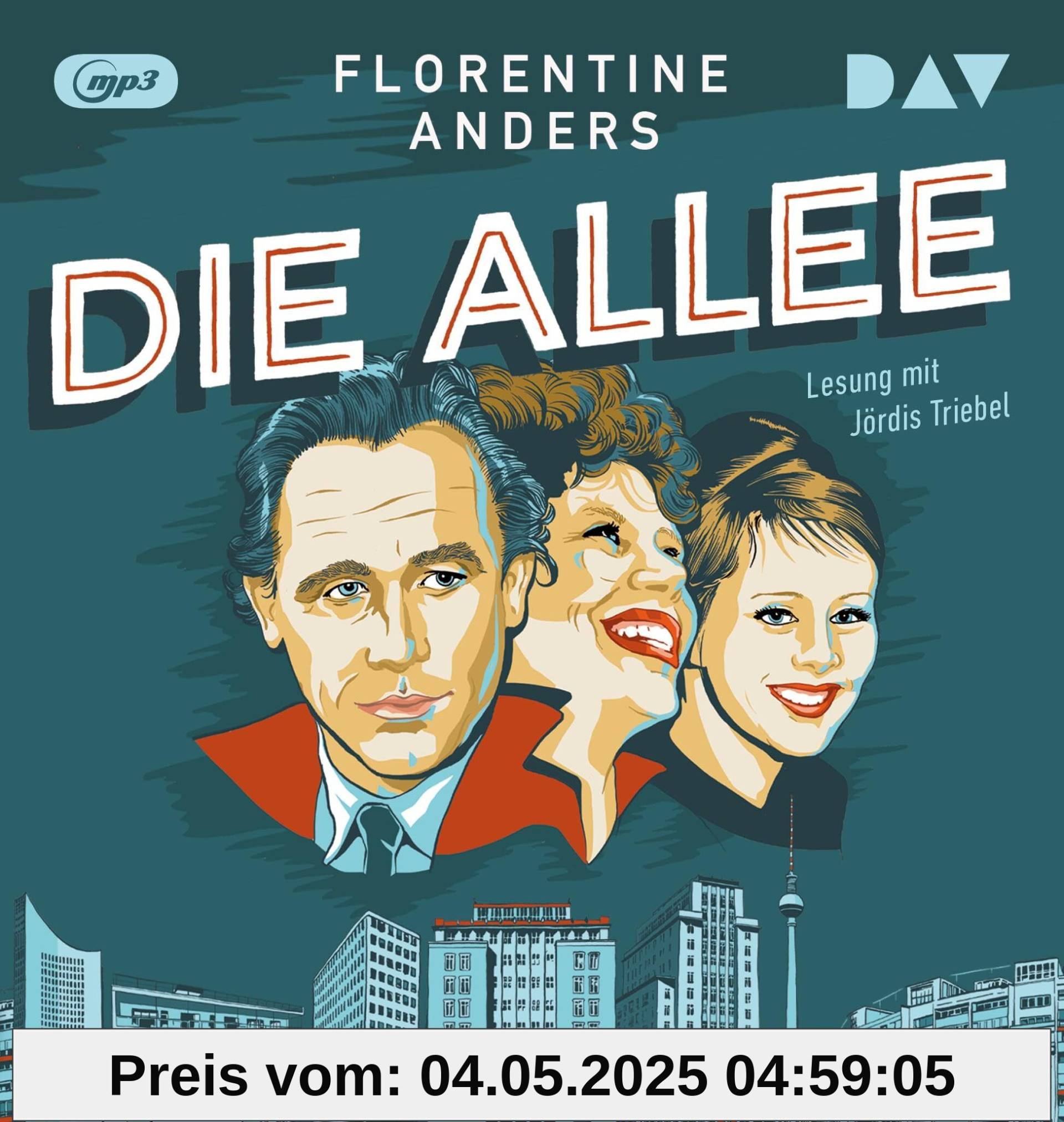 Die Allee: Ungekürzte Lesung mit Jördis Triebel (1 mp3-CD)