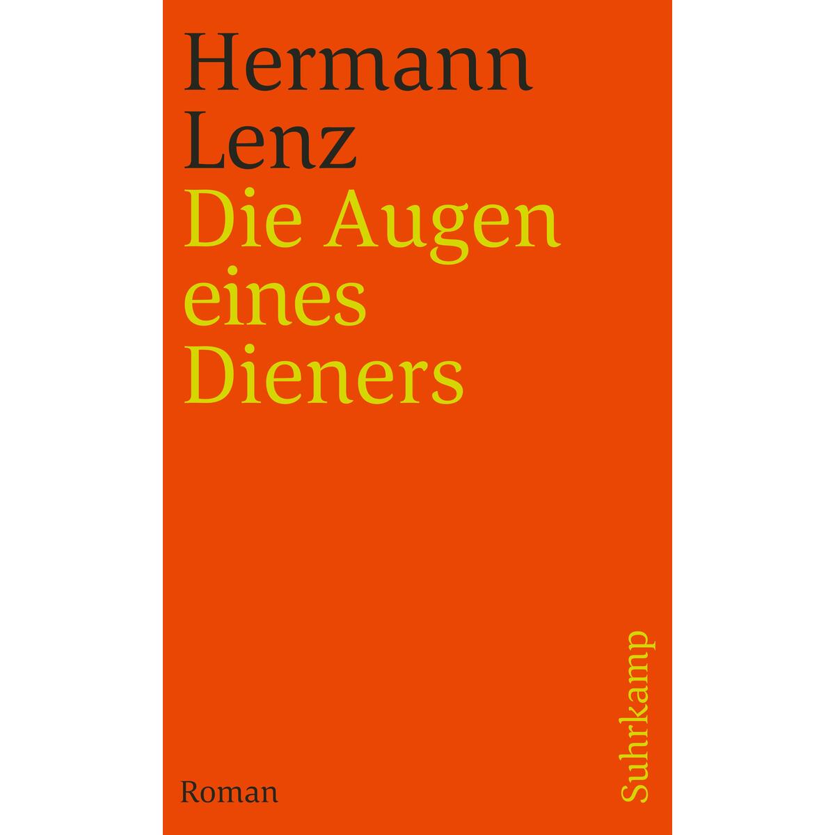 Die Augen eines Dieners Die Augen eines Dieners von Suhrkamp Verlag AG