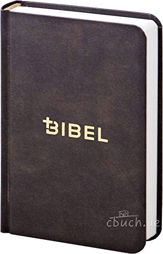 Die Bibel – Schlachter 2000 – Miniaturausgabe (illustrierter fester Einband – Antikleder-Optik)