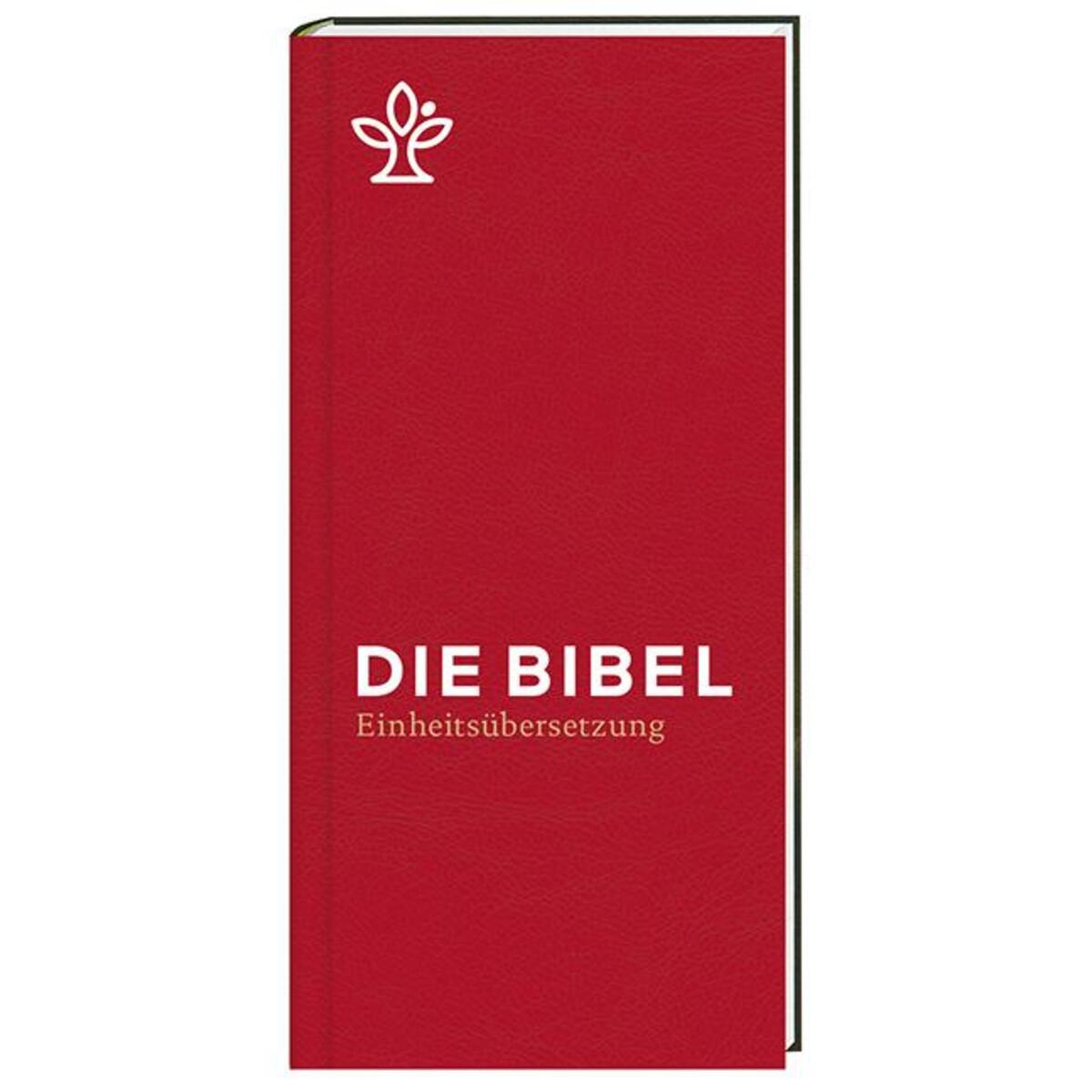 Die Bibel Taschenausgabe rot mit Reißverschluss von Katholisches Bibelwerk