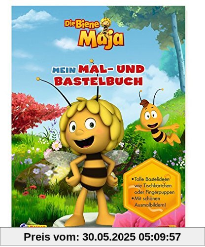 Die Biene Maja: Mein Mal- und Bastelbuch: Tolle Bastelideen. Mit schönen Ausmalbildern. Die Biene Maja: Mein Mal- und Bastelbuch: Tolle Bastelideen. Mit schönen Ausmalbildern.