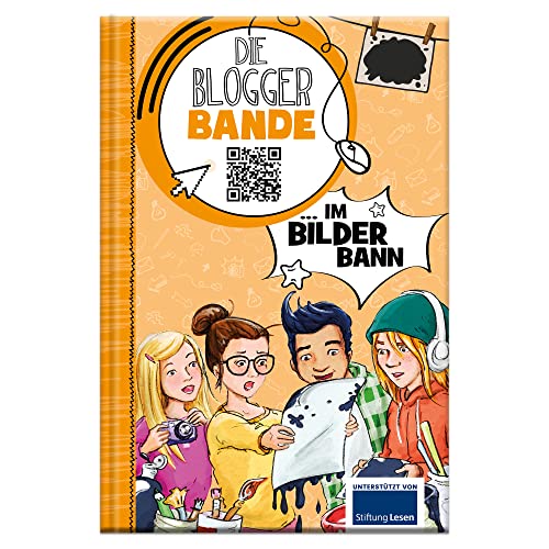 Die Bloggerbande im Bilder-Bann: Detektiv Comic-Roman für Kinder ab 7