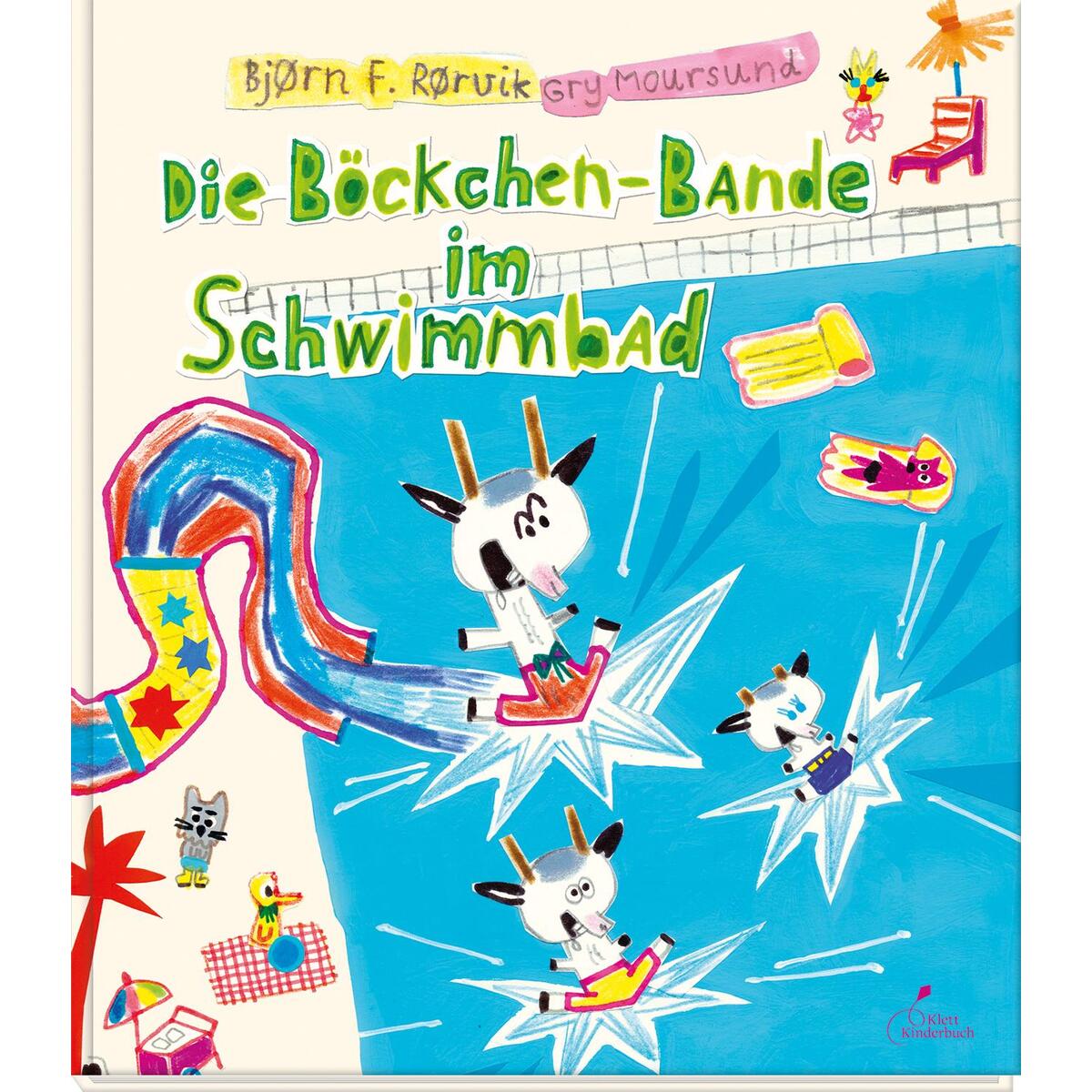Die Böckchen-Bande im Schwimmbad von Klett Kinderbuch