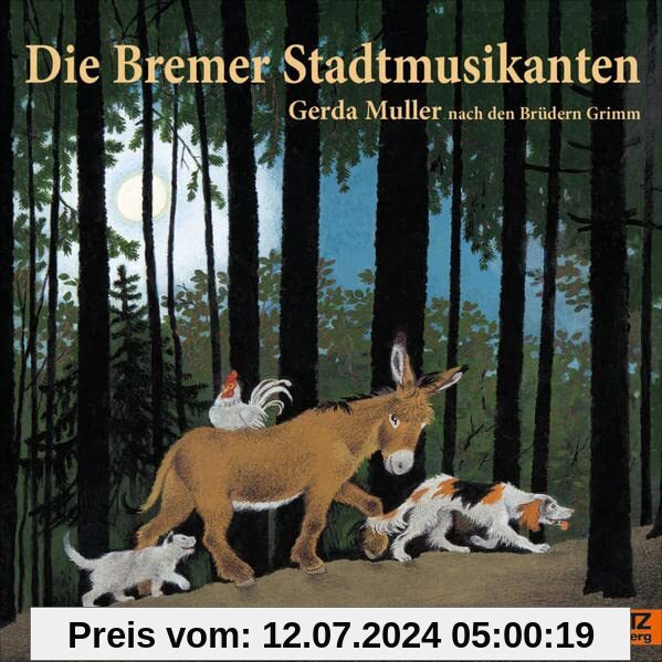 Die Bremer Stadtmusikanten: Vierfarbiges Bilderbuch (MINIMAX)