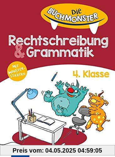 Die Buchmonster Rechtschreibung & Grammatik: 4. Klasse