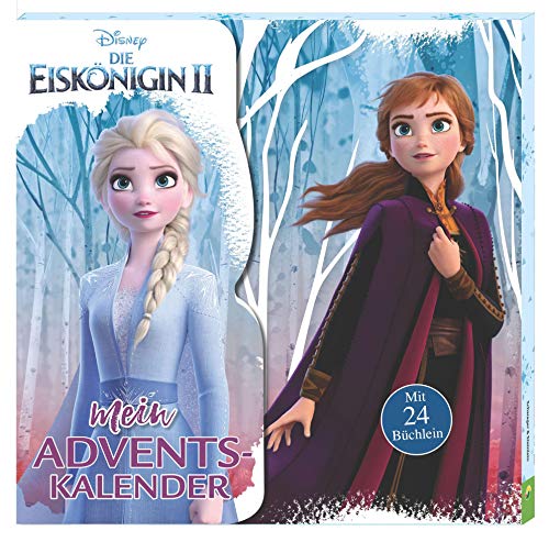 Schwager und Steinlein Die Eiskönigin 2 Mein Adventskalender. Kalenderbox mit 24 Mini-Büchlein: Erlebe Weihnachten mit Elsa und Anna. Für kleine Frozen-Fans ab 3 Jahren