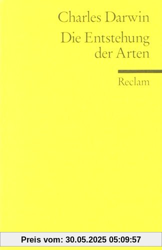 Die Entstehung der Arten; Durch natürliche Zuchtwahl