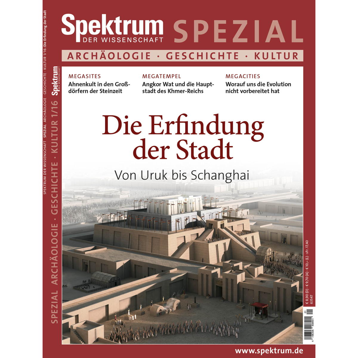 Die Erfindung der Stadt von Spektrum D. Wissenschaft