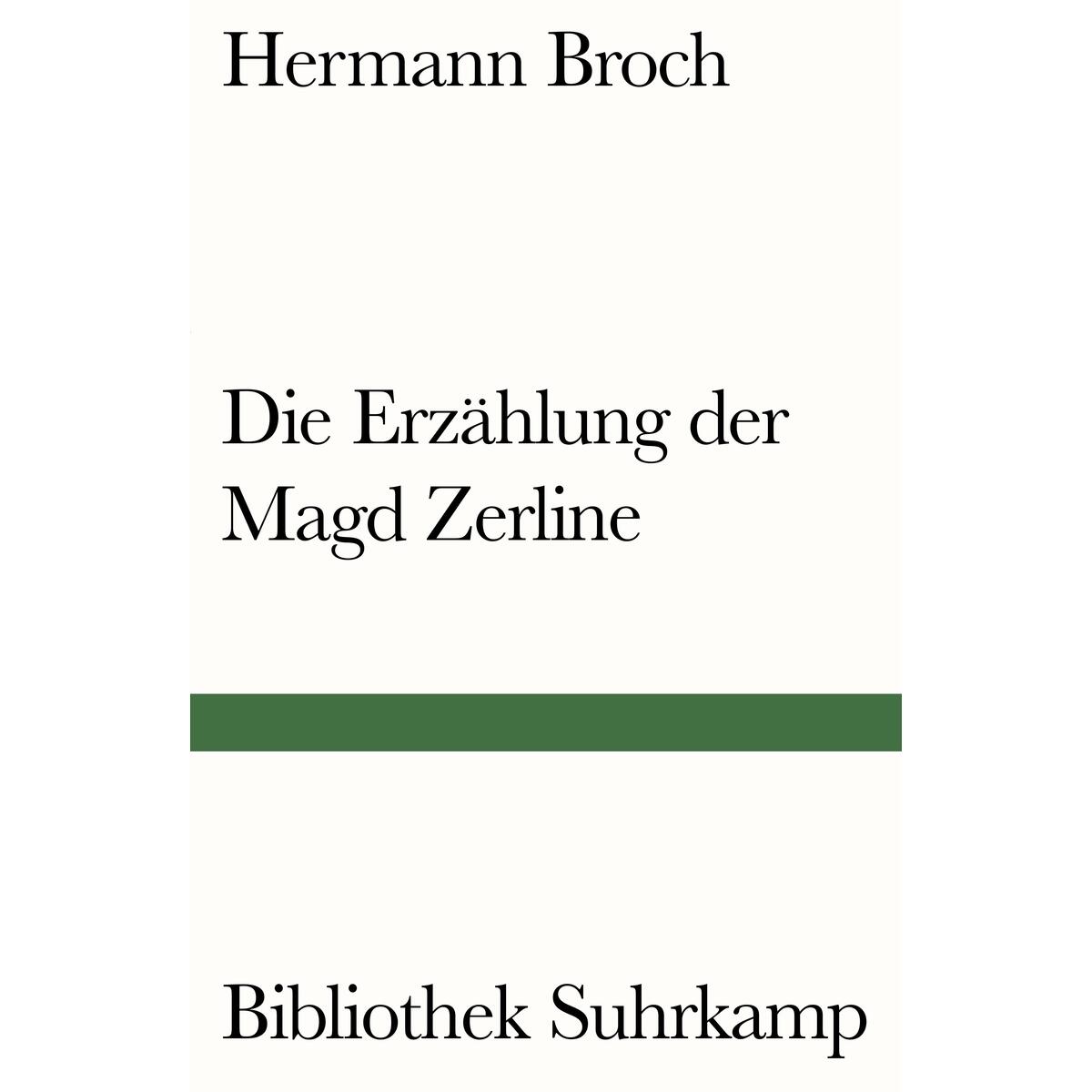 Die Erzählung der Magd Zerline von Suhrkamp Verlag