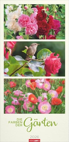Die Farben der Gärten Kalender 2026: Langer Foto-Wandkalender im Format 33 x 68 cm. Natur-Kalender 2026 mit atemberaubenden Garten-Fotos in eleganten Kompositionen. Hochformat. Die Farben der Gärten Kalender 2026: Langer Foto-Wandkalender im Format 33 x 68 cm. Natur-Kalender 2026 mit atemberaubenden Garten-Fotos in eleganten Kompositionen. Hochformat. von Weingarten