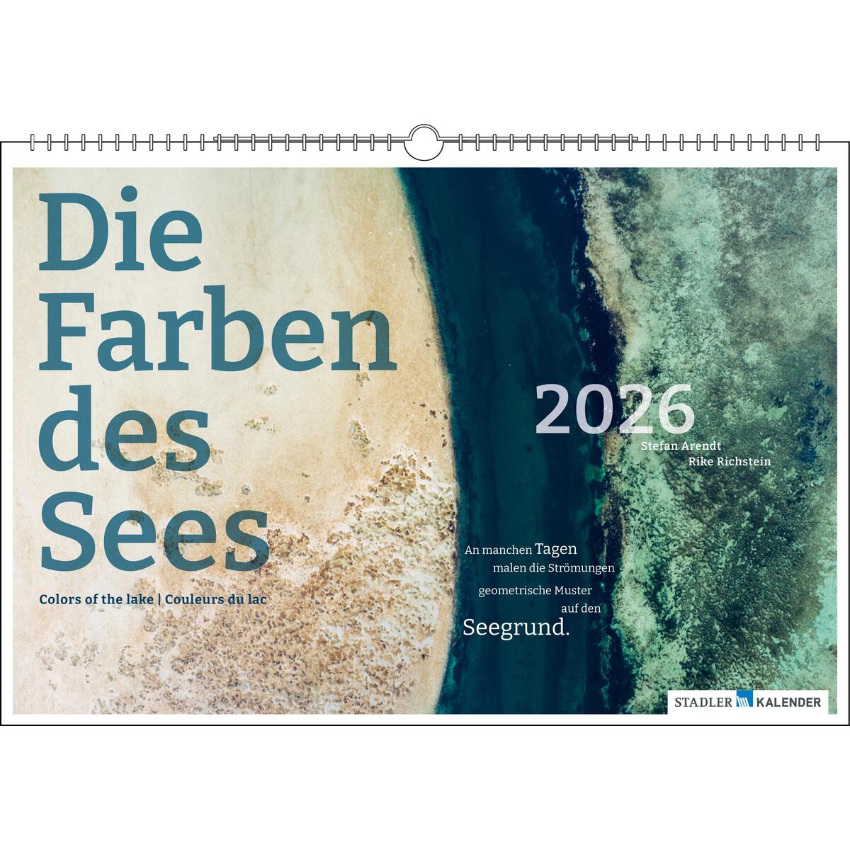Die Farben des Sees 2026 von Stadler Kalender