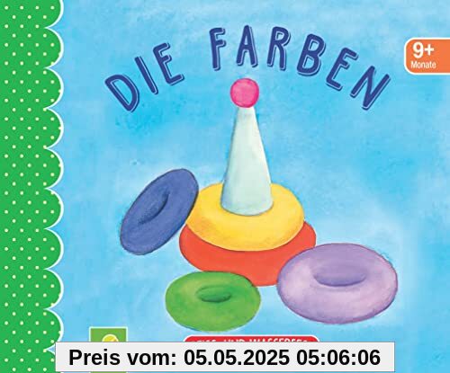 Die Farben. Reiss- und wasserfest für Kinder ab 9 Monaten: Bilderbuch ideal für kleine Kinderhände