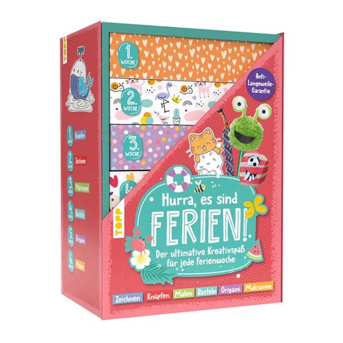 Die Ferien-Bastelbox: Hurra, es sind Ferien! Der ultimative Kreativspaß für jede... Die Ferien-Bastelbox: Hurra, es sind Ferien! Der ultimative Kreativspaß für jede... von Frech Verlag GmbH