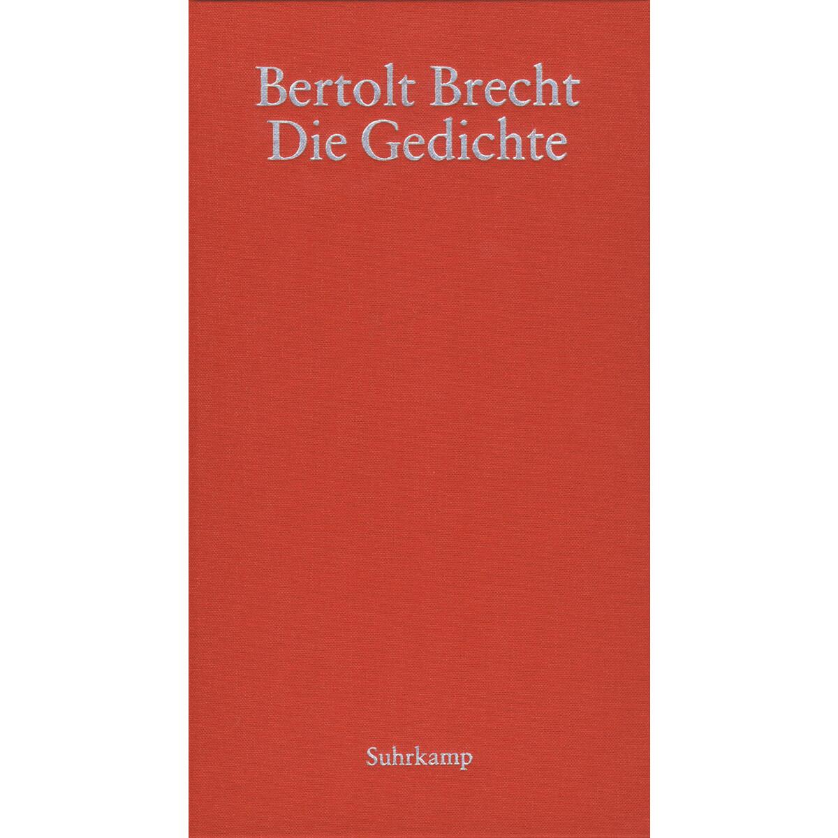Die Gedichte Die Gedichte von Suhrkamp Verlag