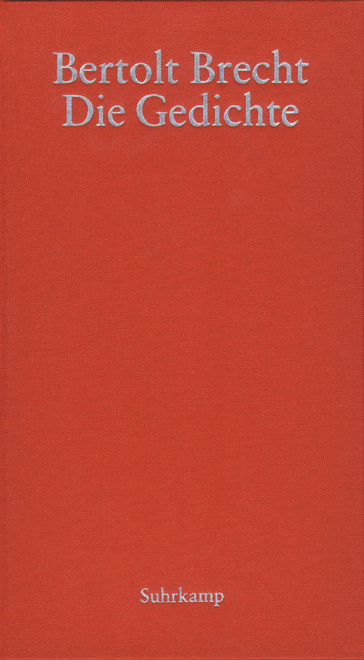 Die Gedichte Die Gedichte von Suhrkamp Verlag