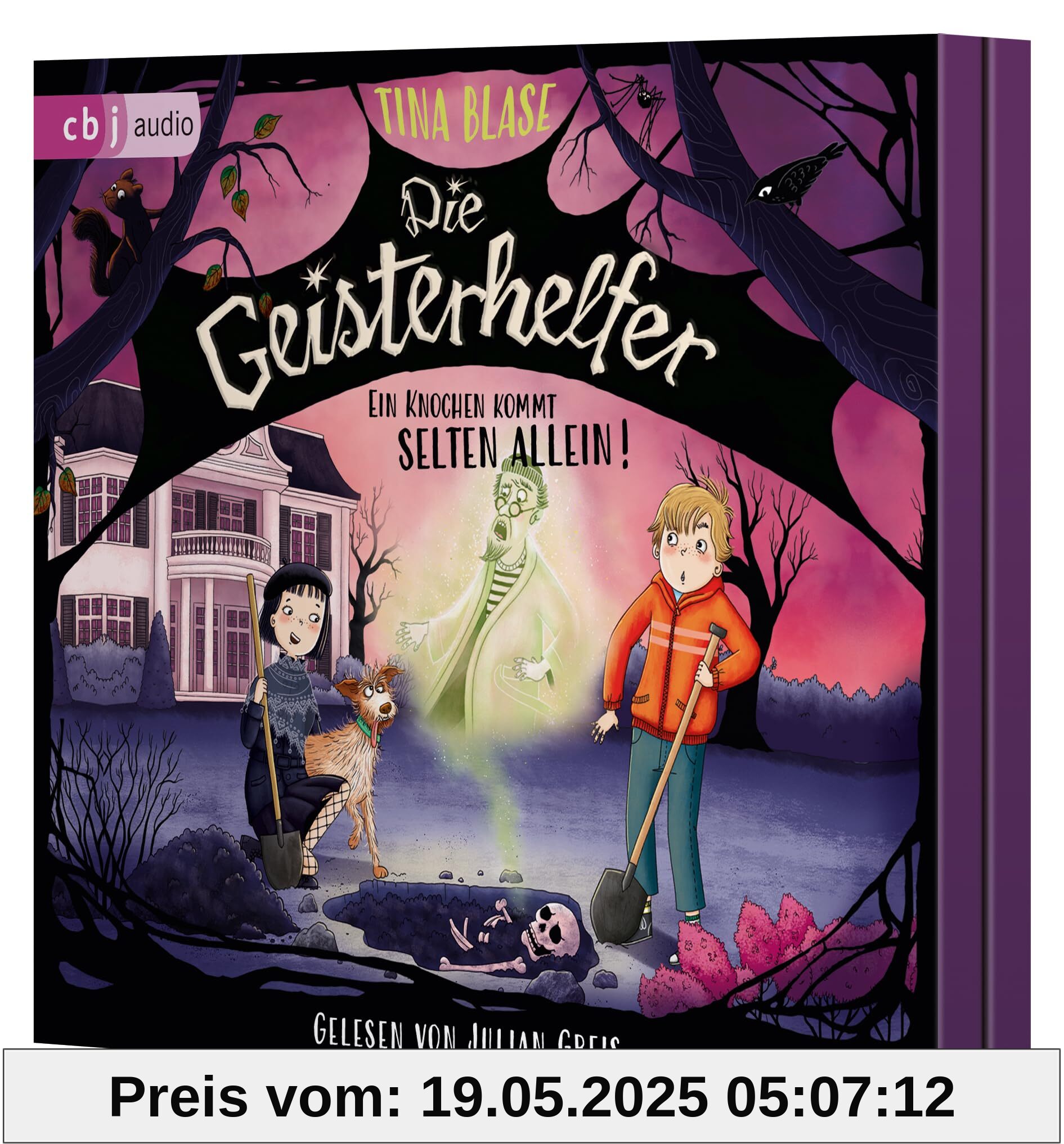Die Geisterhelfer – Ein Knochen kommt selten allein: Das zweite gruselige Geisterabenteuer für Kinder ab 8 (Die Geisterhelfer-Reihe, Band 2)