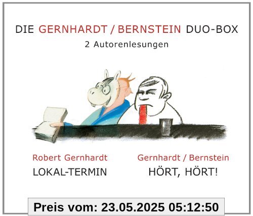 Die Gernhardt /Bernstein Duo-Box (Lokal-Termin, Hört, hört!)