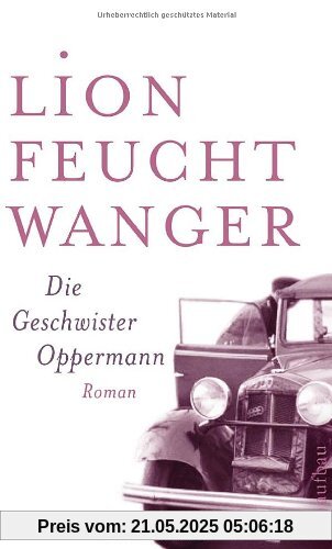 Die Geschwister Oppermann: Roman (Feuchtwanger GW in Einzelbänden)