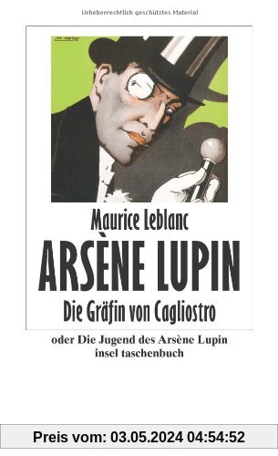 Die Gräfin von Cagliostro oder Die Jugend des Arsène Lupin (insel taschenbuch)